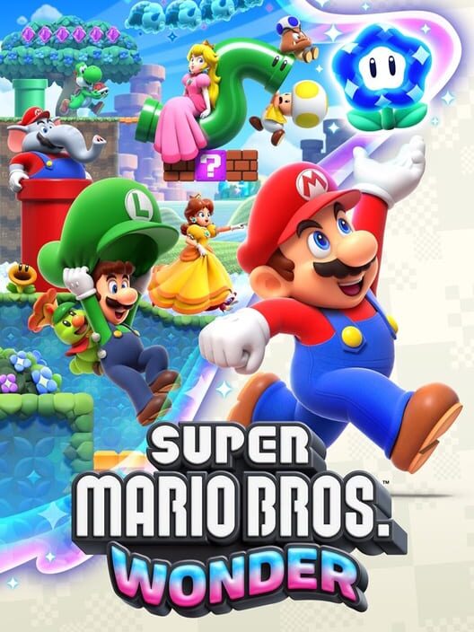 Copertina ufficiale del videogioco Super Mario Bros. Wonder