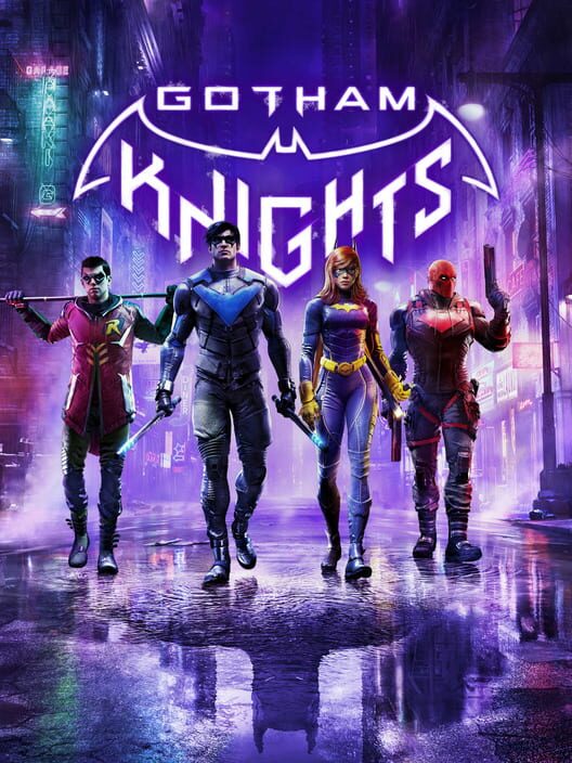 Copertina ufficiale del videogioco Gotham Knights.