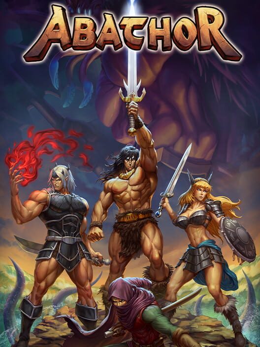Copertina ufficiale del videogioco Abathor, immagine promozionale fornita dal servizio IGDB.