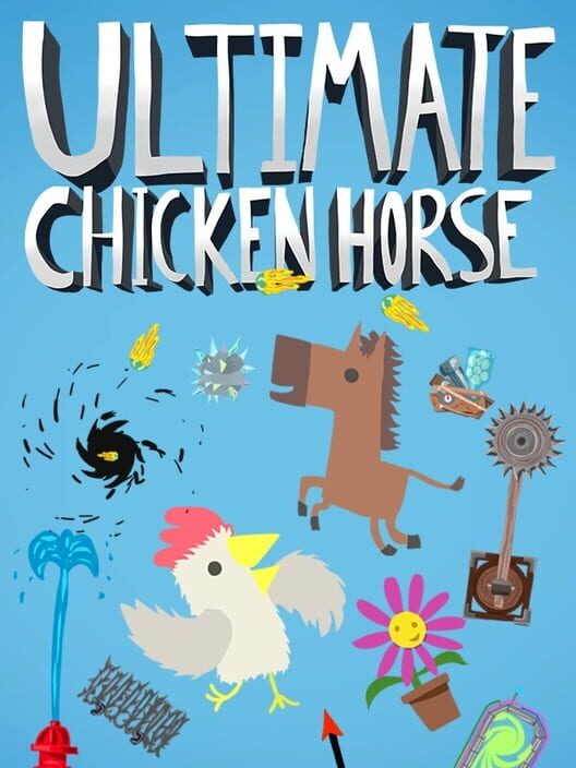 Copertina ufficiale del videogioco Ultimate Chicken Horse.