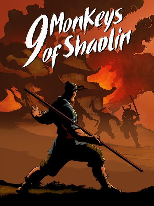 Copertina del videogioco 9 Monkeys of Shaolin