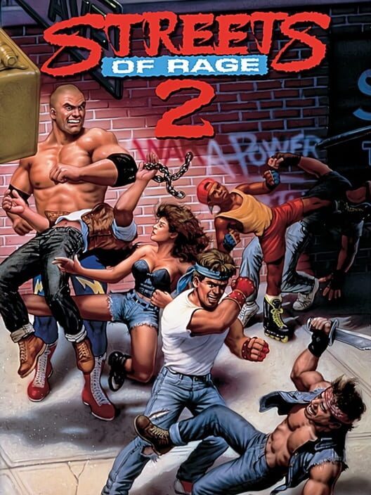 Copertina ufficiale del videogioco Streets of Rage 2
