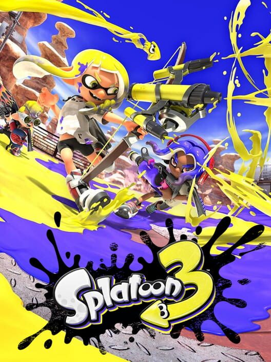 Copertina ufficiale del videogioco Splatoon 3