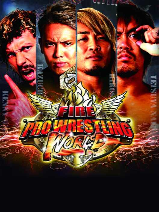Copertina ufficiale del videogioco Fire Pro Wrestling World.