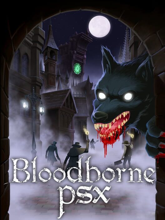 Copertina ufficiale del videogioco Bloodborne PSX.