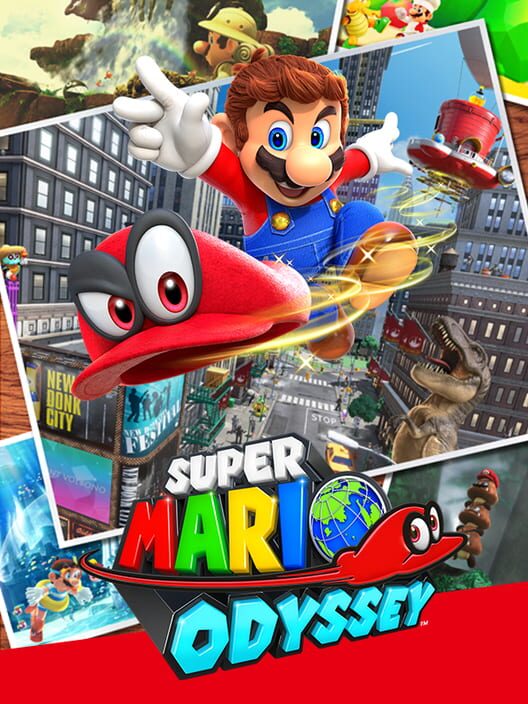 Copertina ufficiale del videogioco Super Mario Odyssey