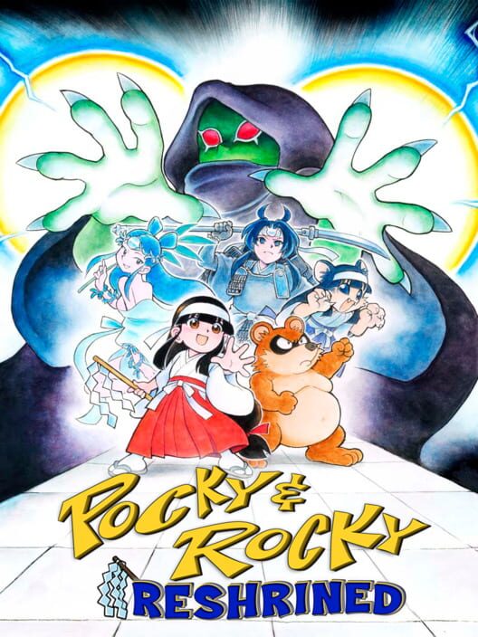 Copertina ufficiale del videogioco Pocky & Rocky Reshrined