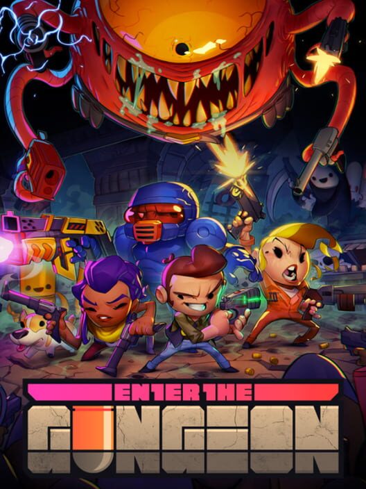 Copertina del videogioco Enter the Gungeon.