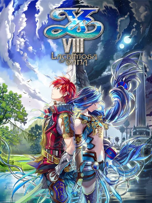 Copertina ufficiale del videogioco Ys VIII: Lacrimosa of Dana.