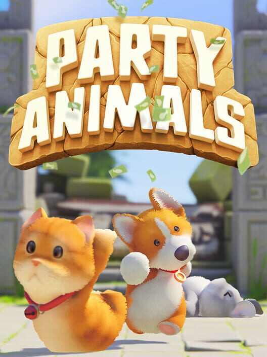 Copertina ufficiale del videogioco Party Animals.