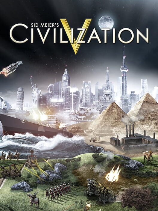 Immagine ufficiale di copertina del videogioco Civilization V.