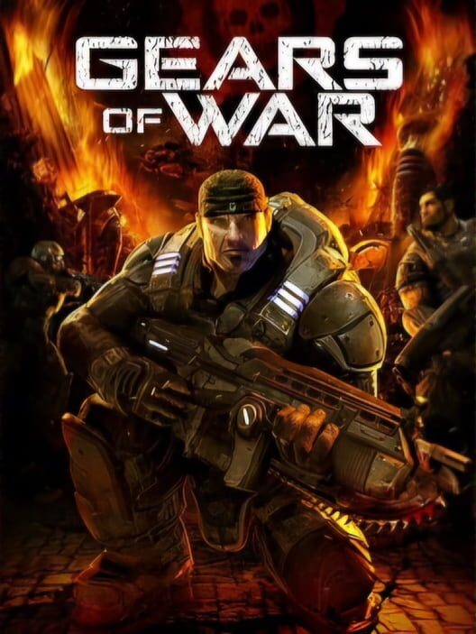 Copertina del videogioco Gears of War.