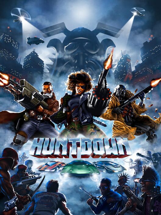 Copertina ufficiale del videogioco Huntdown.