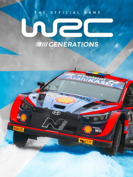 Copertina ufficiale del videogioco WRC Generations.