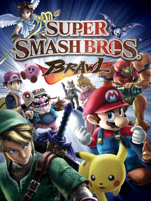 Copertina del videogioco Super Smash Bros. Brawl.