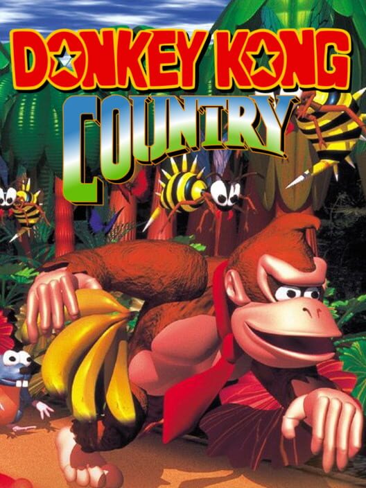 Copertina ufficiale del videogioco Donkey Kong Country
