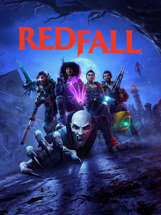 Copertina ufficiale del videogioco Redfall.