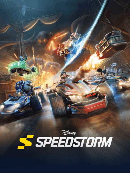Copertina ufficiale del videogioco Disney Speedstorm