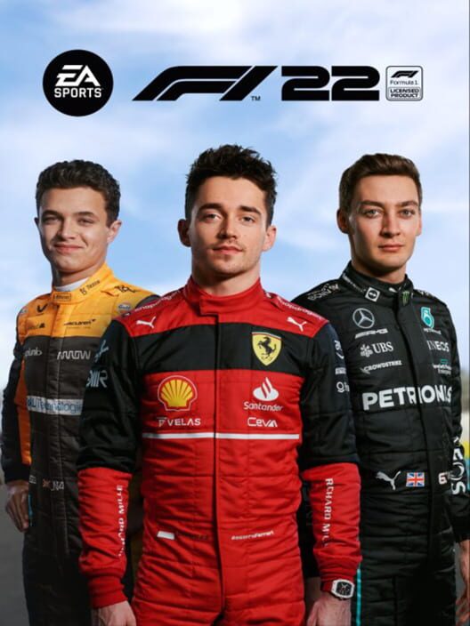Copertina ufficiale del videogioco F1 22