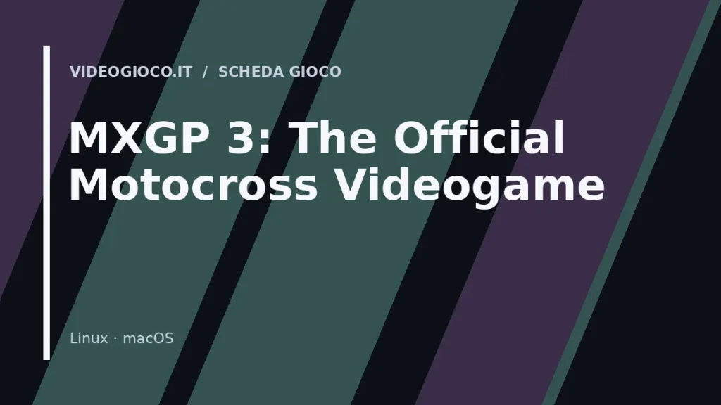 Visual grafico originale Videogioco.it per il gioco MXGP 3: The Official Motocross Videogame.