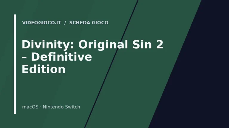 Visual grafico originale di Videogioco.it per il videogioco Divinity: Original Sin 2 – Definitive Edition.