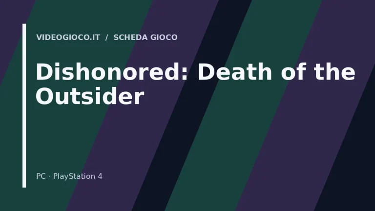Dishonored: Death of the Outsider