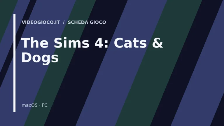 The Sims 4: Cats & Dogs