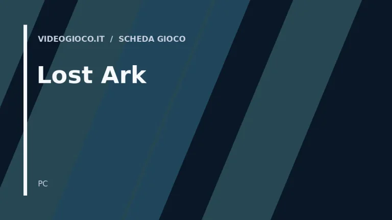 Visual di copertina del videogioco Lost Ark