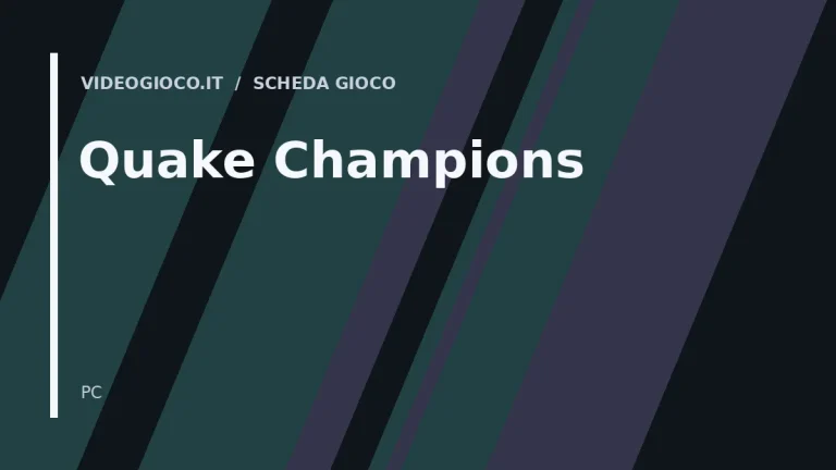 Visual grafico originale Videogioco.it per Quake Champions