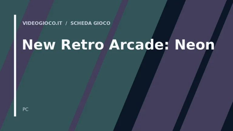 New Retro Arcade: Neon