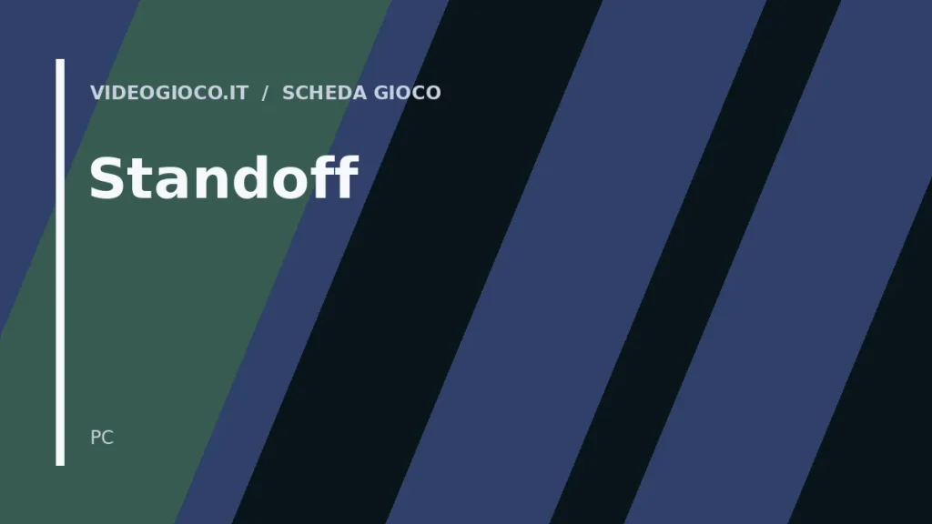 Copertina del gioco Standoff: visual grafico originale Videogioco.it