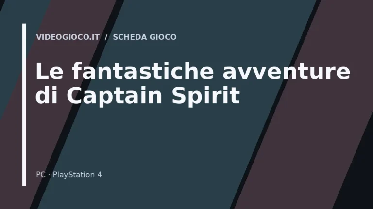 Le fantastiche avventure di Captain Spirit