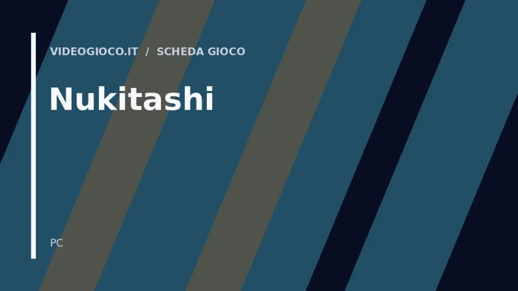 Visual grafico originale Videogioco.it per il gioco Nukitashi