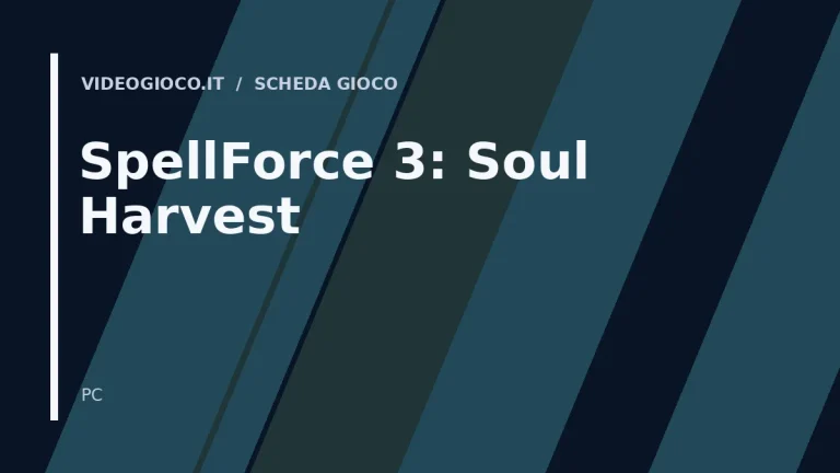 Visual grafico originale Videogioco.it dedicato al gioco SpellForce 3: Soul Harvest