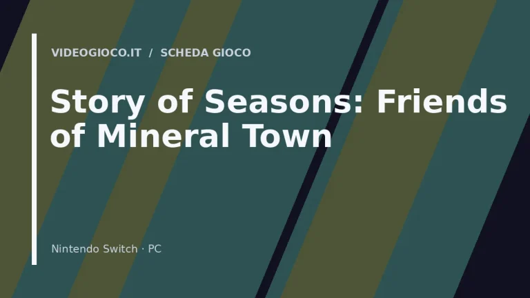 Story of Seasons: Friends of Mineral Town