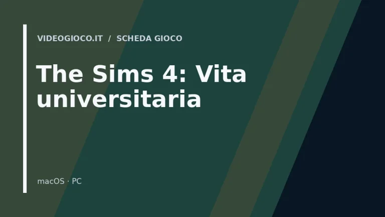 The Sims 4: Vita universitaria