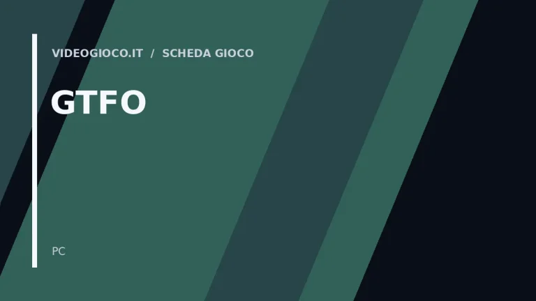 Grafica di copertina originale Videogioco.it per il videogioco GTFO