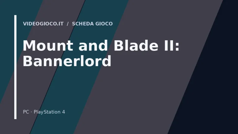 Mount and Blade II: Bannerlord