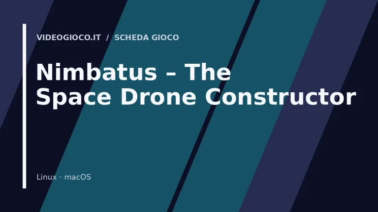 Nimbatus – The Space Drone Constructor