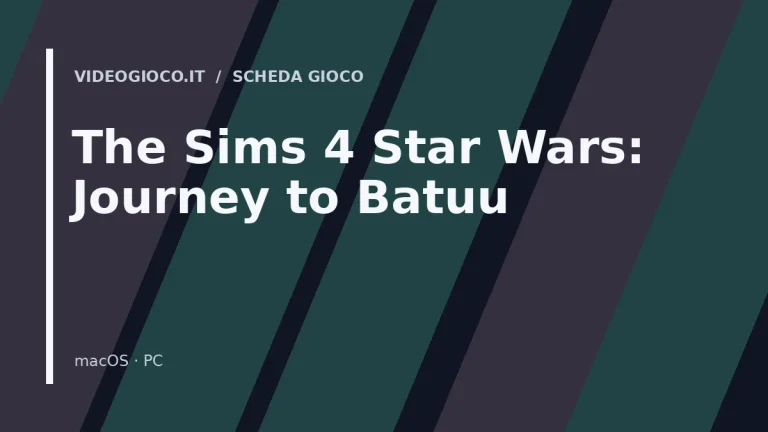 The Sims 4 Star Wars: Journey to Batuu
