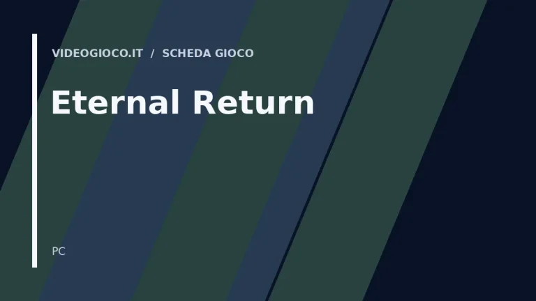 Visual grafico originale Videogioco.it per il gioco Eternal Return.