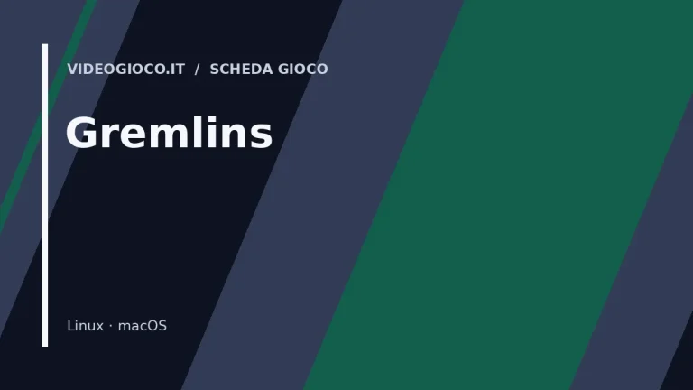 Visual grafico originale di Videogioco.it realizzato per il gioco Gremlins.