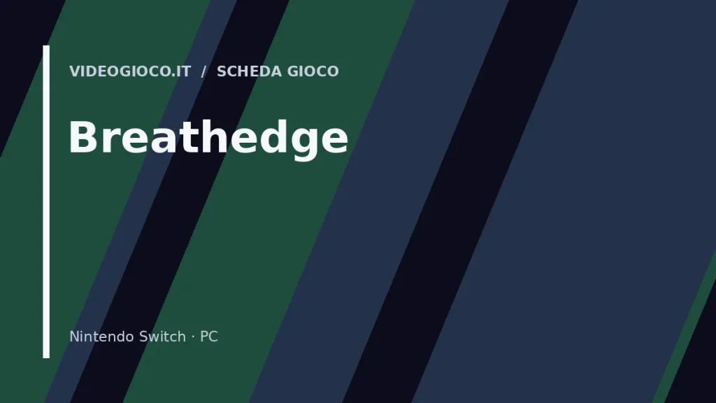 Visual grafico originale di Videogioco.it per il gioco Breathedge.