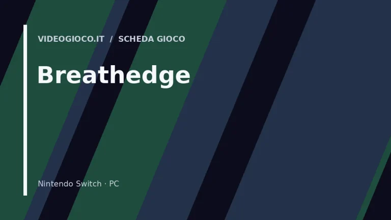Visual grafico originale di Videogioco.it per il gioco Breathedge.