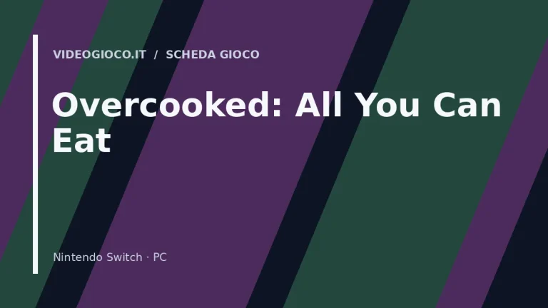 Copertina del gioco Overcooked: All You Can Eat: visual grafico originale Videogioco.it