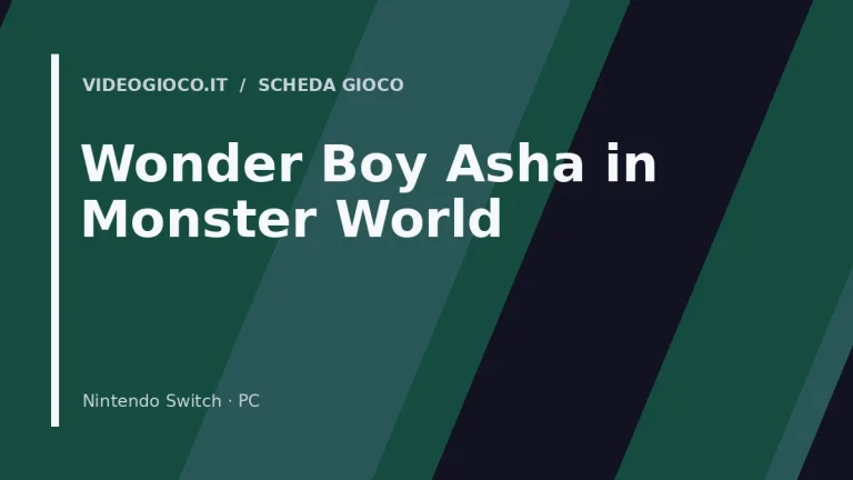 Wonder Boy Asha in Monster World