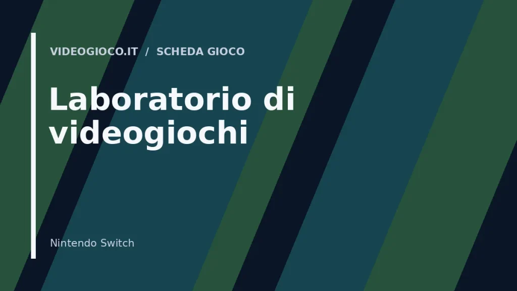 Visual grafico originale Videogioco.it per il videogioco Laboratorio di videogiochi