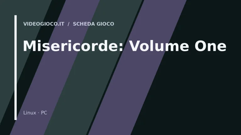Misericorde: Volume One