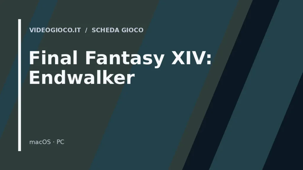 Copertina del videogioco Final Fantasy XIV: Endwalker