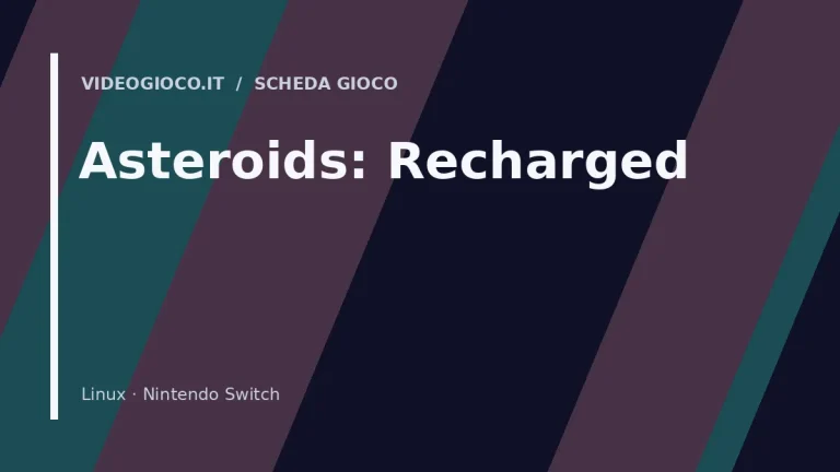 Copertina del videogioco Asteroids: Recharged